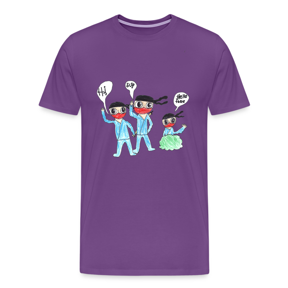 Brody's Ninja Yo! T-Shirt - purple