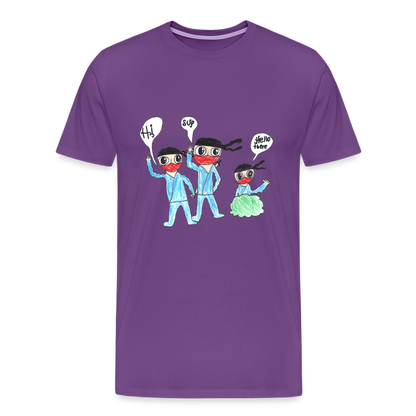 Brody's Ninja Yo! T-Shirt - purple