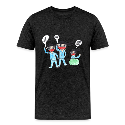 Brody's Ninja Yo! T-Shirt - charcoal grey