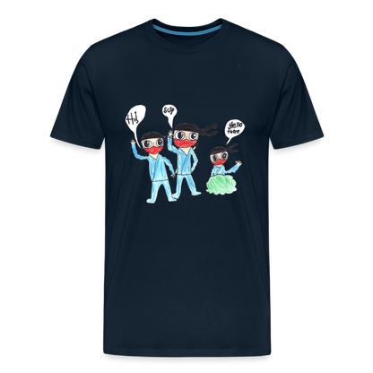 Brody's Ninja Yo! T-Shirt - deep navy
