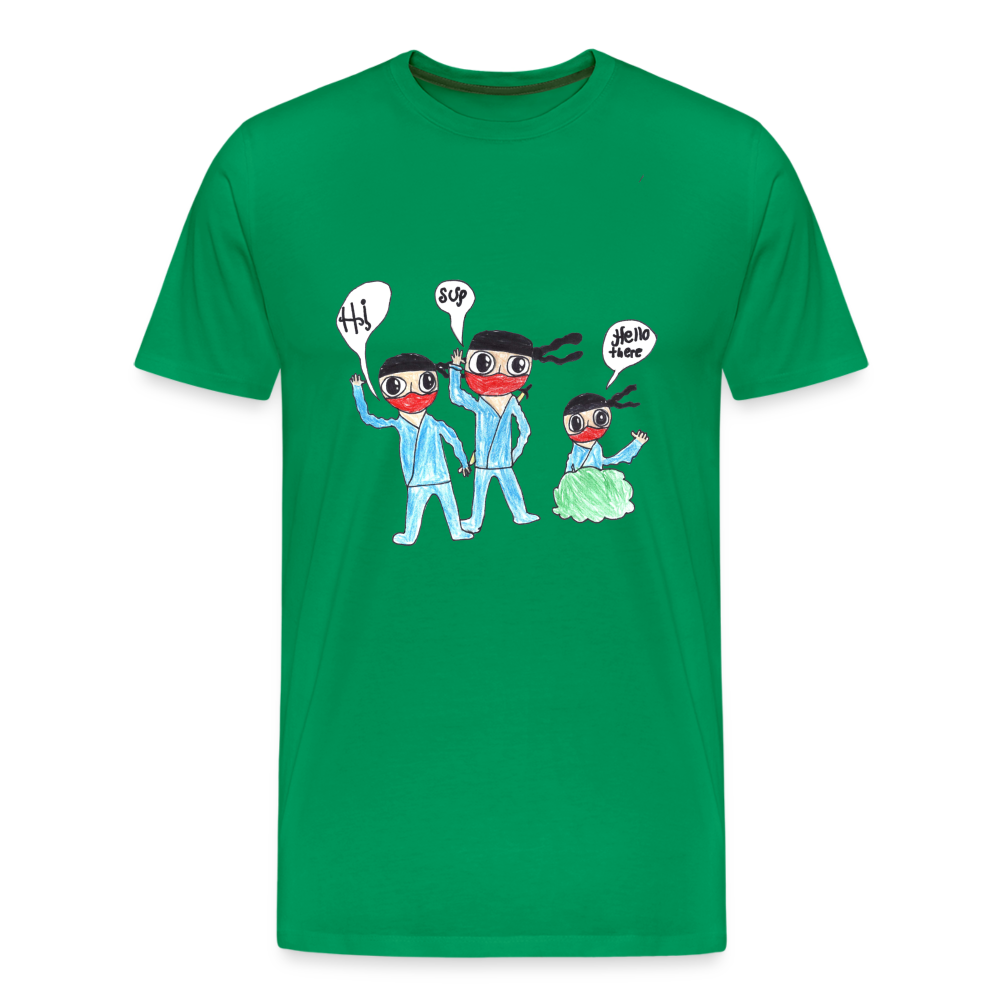 Brody's Ninja Yo! T-Shirt - kelly green