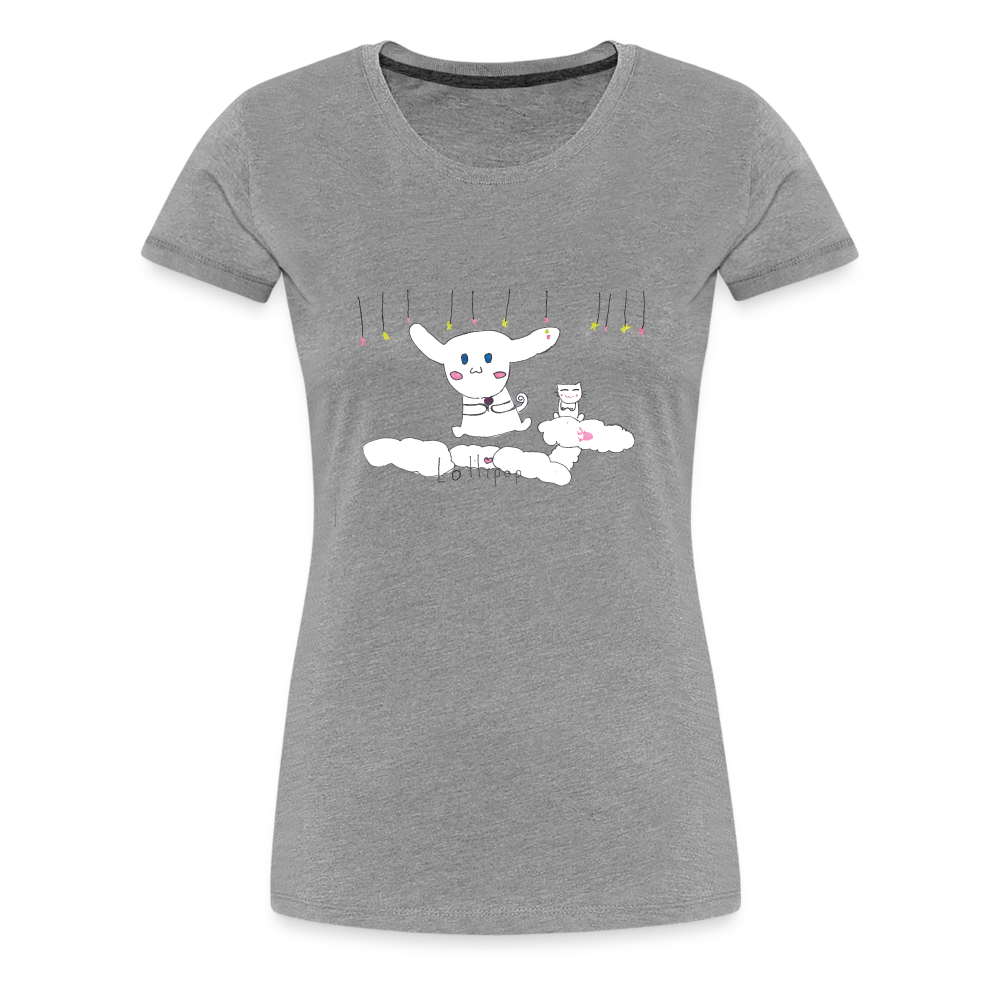 Caroline's Lollipop T-Shirt - heather gray