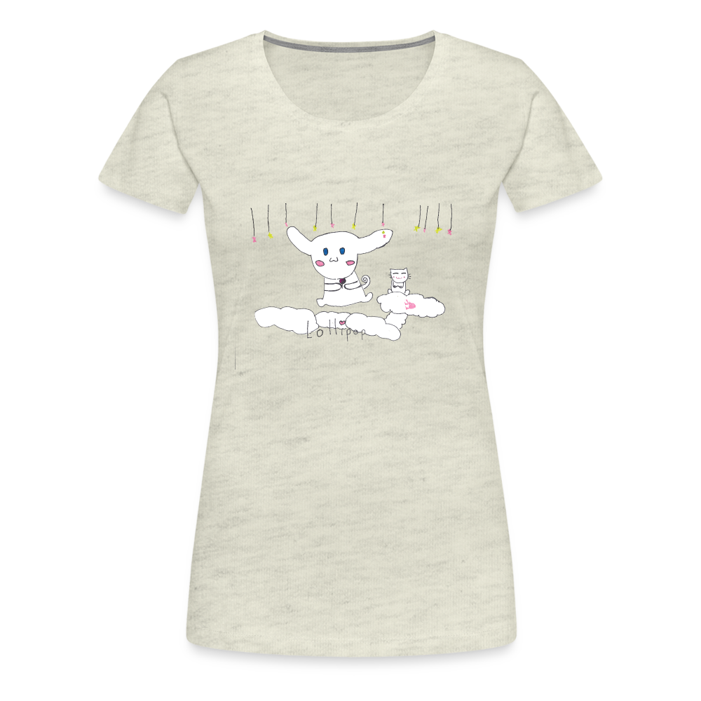 Caroline's Lollipop T-Shirt - heather oatmeal