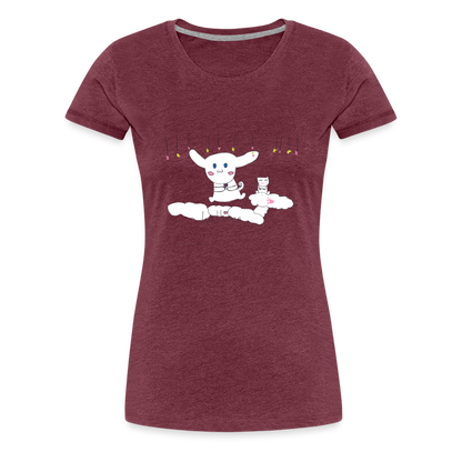 Caroline's Lollipop T-Shirt - heather burgundy