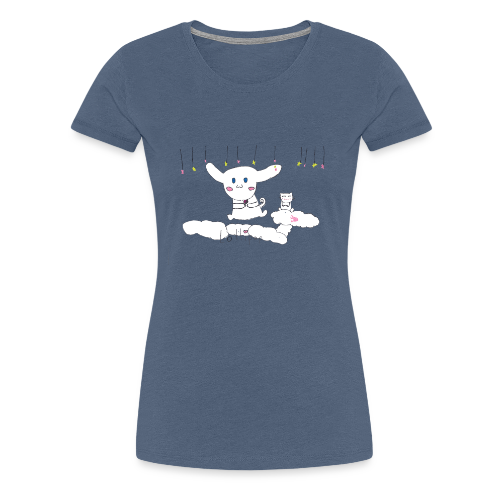 Caroline's Lollipop T-Shirt - heather blue