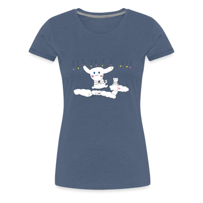 Caroline's Lollipop T-Shirt - heather blue