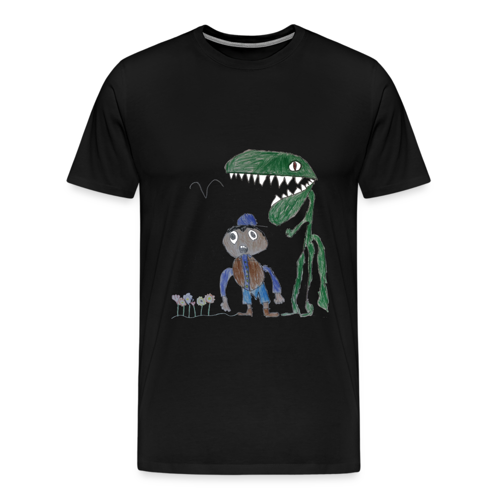 Elijah's Dino Dinner T-Shirt - black