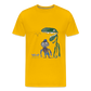 Elijah's Dino Dinner T-Shirt - sun yellow