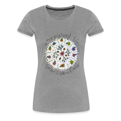 Rosie's #Homeschool Life T-Shirt - heather gray