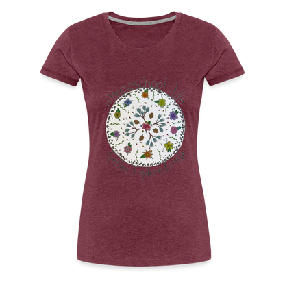 Rosie's #Homeschool Life T-Shirt - heather burgundy