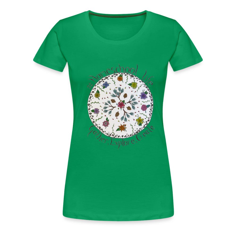 Rosie's #Homeschool Life T-Shirt - kelly green