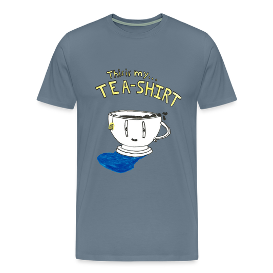 Nehemiah's Tea-Shirt - steel blue