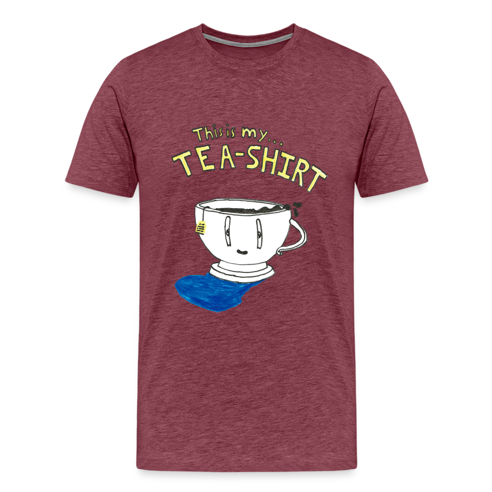 Nehemiah's Tea-Shirt - heather burgundy