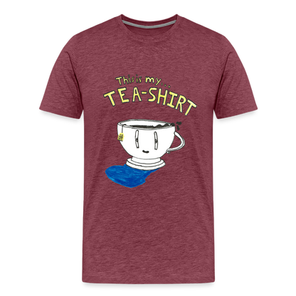 Nehemiah's Tea-Shirt - heather burgundy