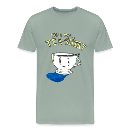Nehemiah's Tea-Shirt - steel green