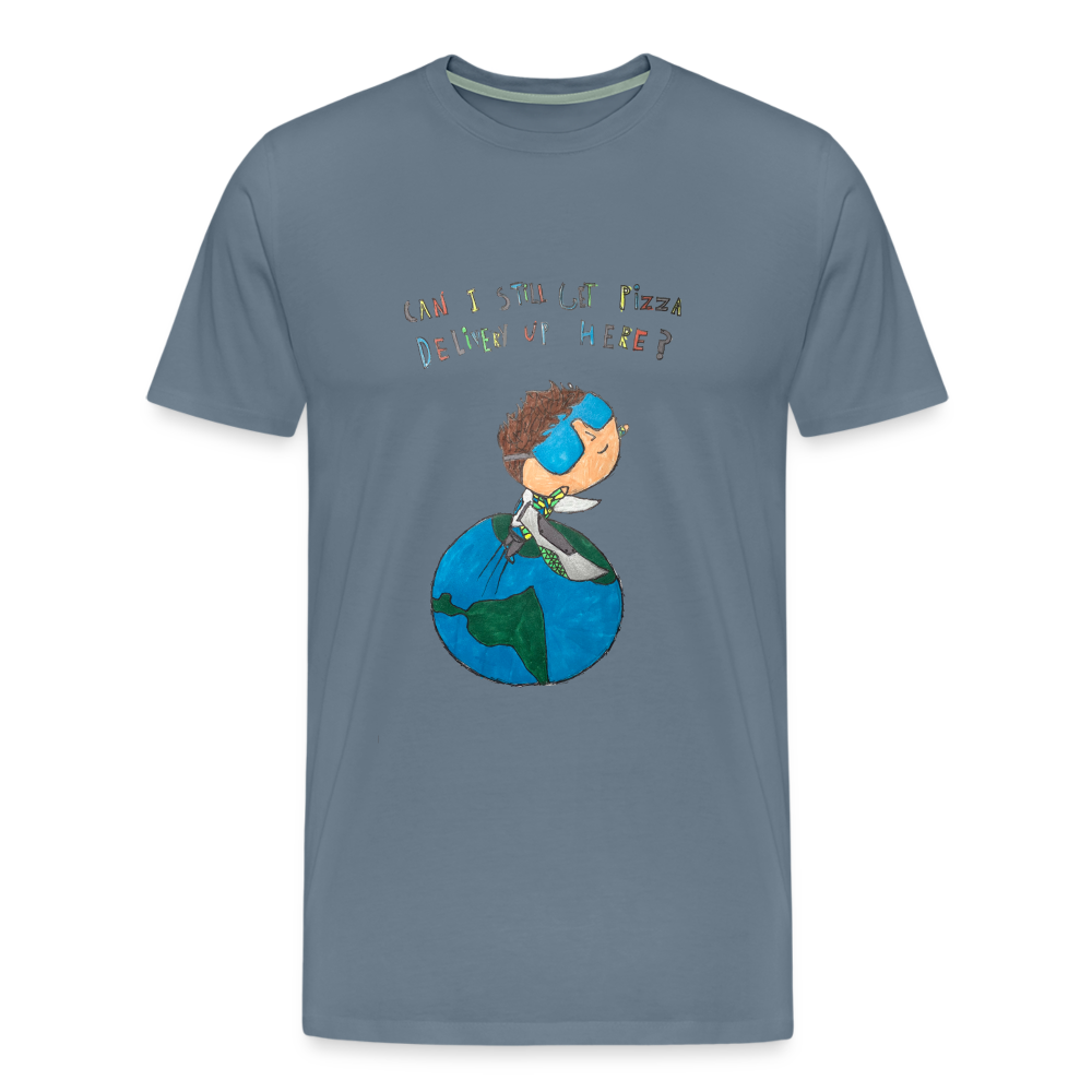 Hudson's Super Hero Dilemma T-Shirt - steel blue