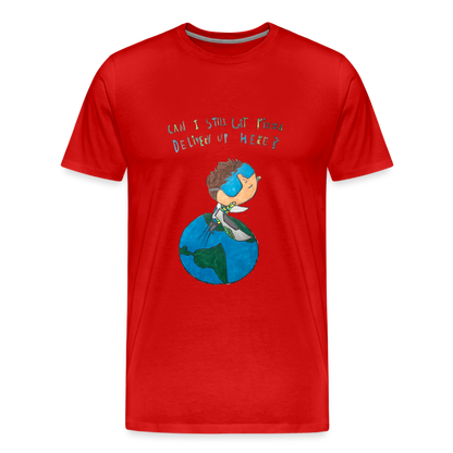 Hudson's Super Hero Dilemma T-Shirt - red