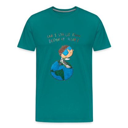Hudson's Super Hero Dilemma T-Shirt - teal