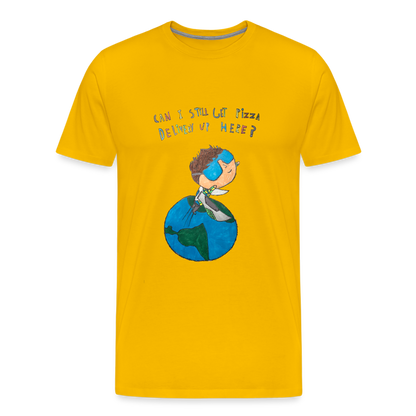 Hudson's Super Hero Dilemma T-Shirt - sun yellow
