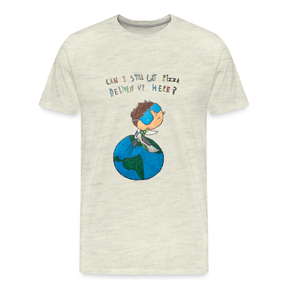 Hudson's Super Hero Dilemma T-Shirt - heather oatmeal
