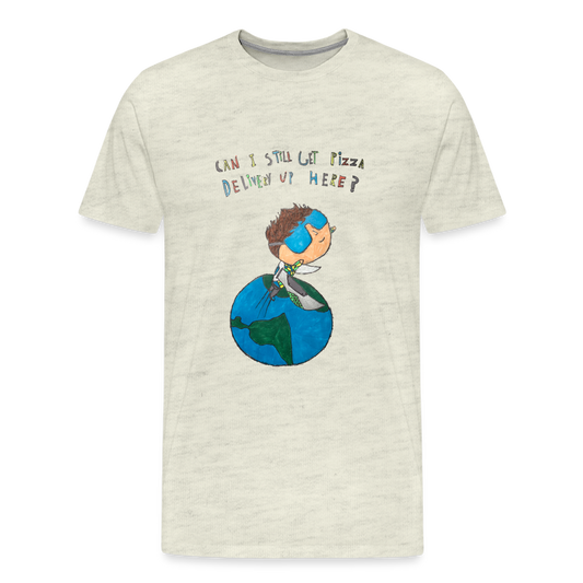 Hudson's Super Hero Dilemma T-Shirt - heather oatmeal