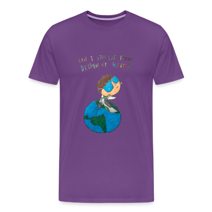 Hudson's Super Hero Dilemma T-Shirt - purple