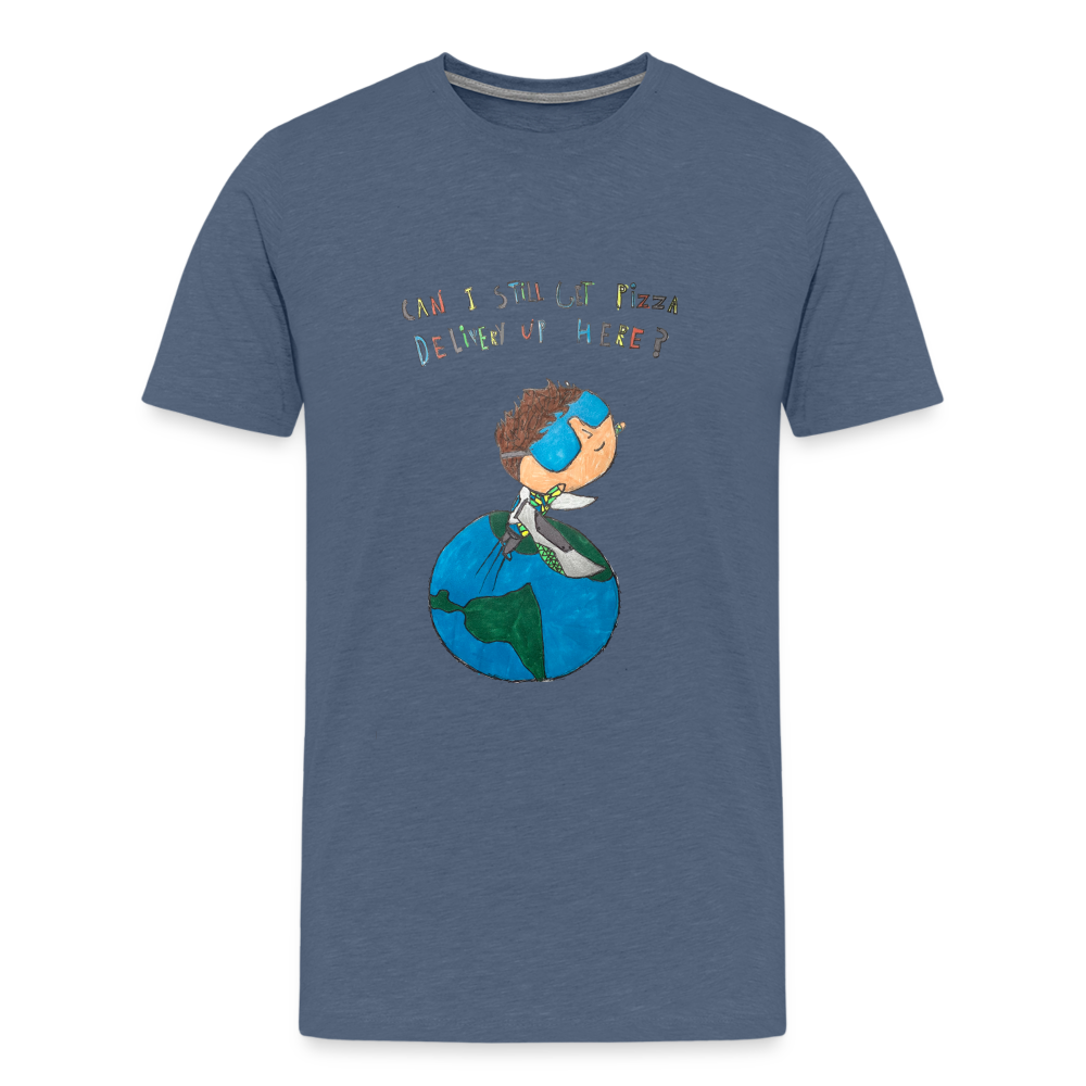 Hudson's Super Hero Dilemma T-Shirt - heather blue