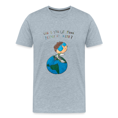 Hudson's Super Hero Dilemma T-Shirt - heather ice blue