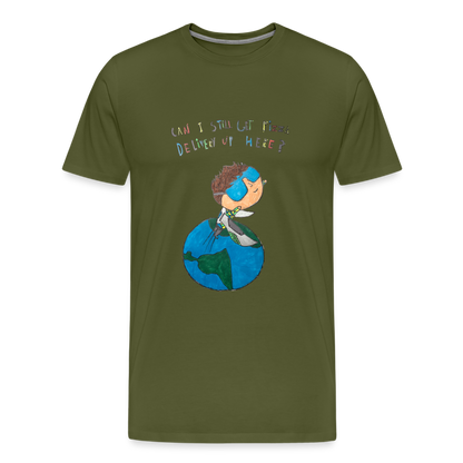 Hudson's Super Hero Dilemma T-Shirt - olive green