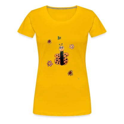 Liliana's Butterfly Hi T-Shirt - sun yellow