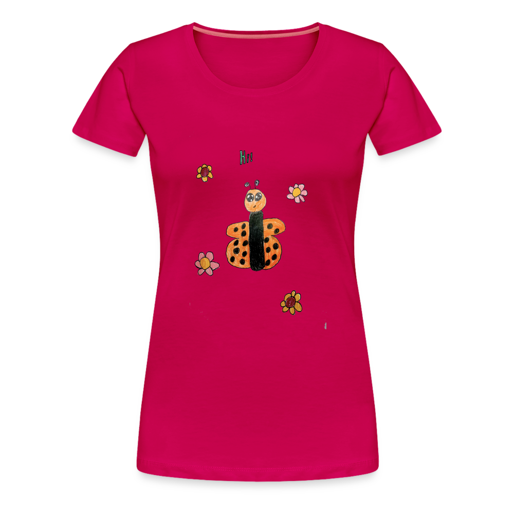 Liliana's Butterfly Hi T-Shirt - dark pink