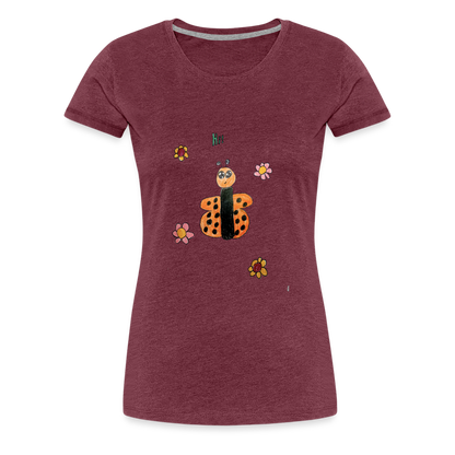 Liliana's Butterfly Hi T-Shirt - heather burgundy