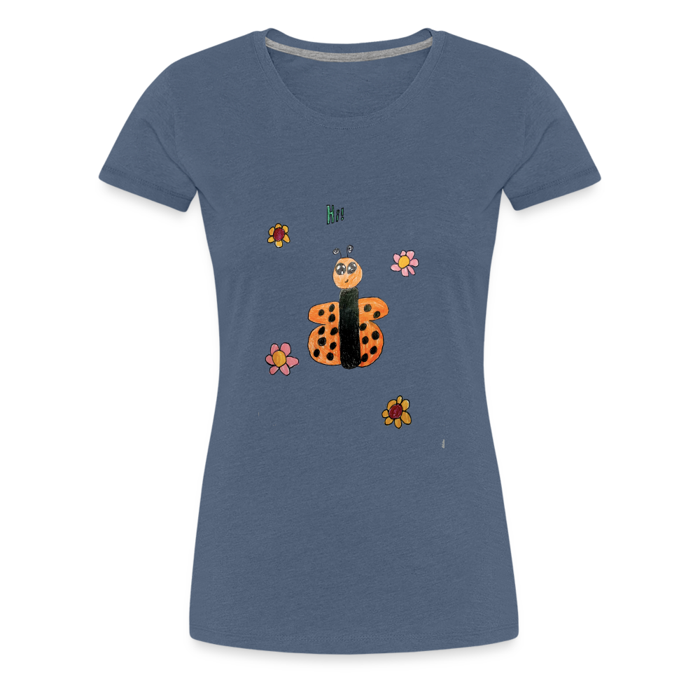 Liliana's Butterfly Hi T-Shirt - heather blue