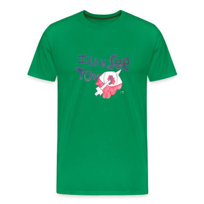 Xavier's I Can See You T-Shirt - kelly green