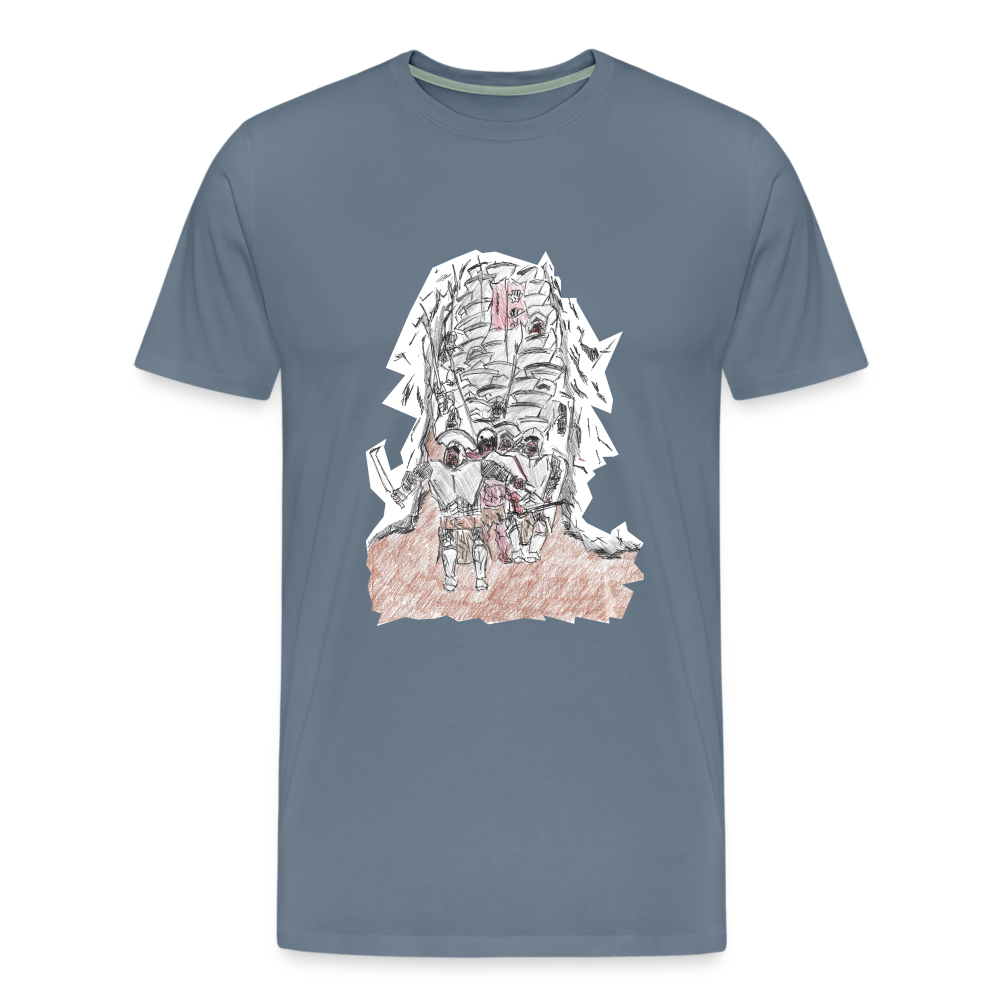 Matthew's Uruks T-Shirt - steel blue