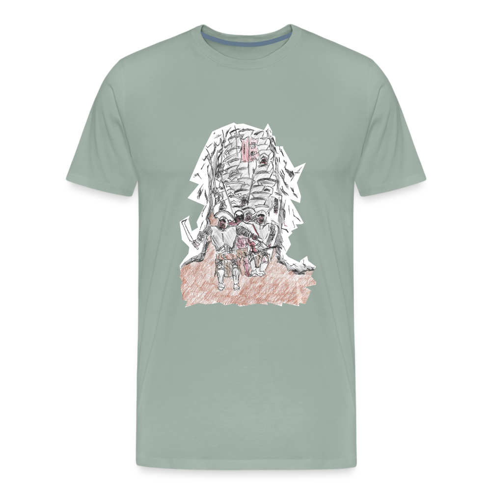 Matthew's Uruks T-Shirt - steel green