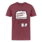 Silas' Not In My Dictionary T-Shirt - heather burgundy