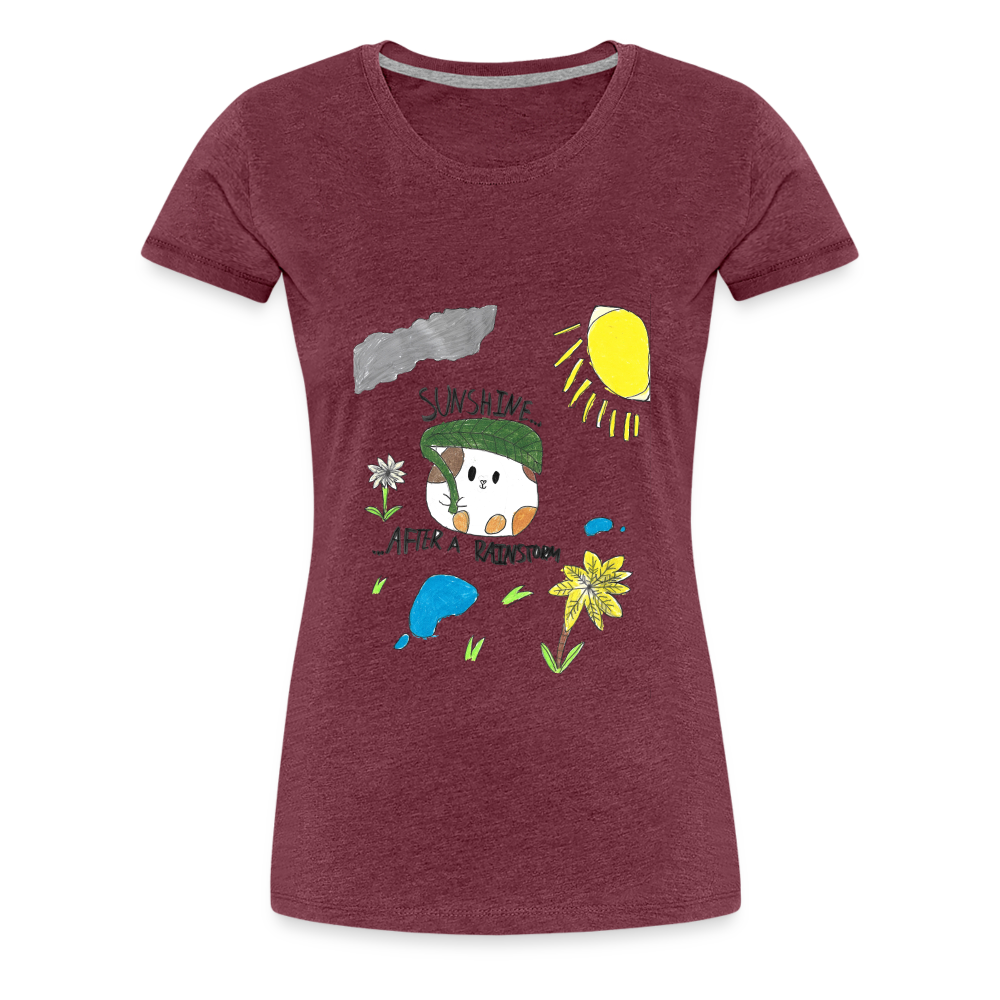 Emma's Hammy T-Shirt - heather burgundy