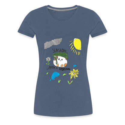 Emma's Hammy T-Shirt - heather blue