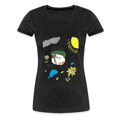 Emma's Hammy T-Shirt - charcoal grey