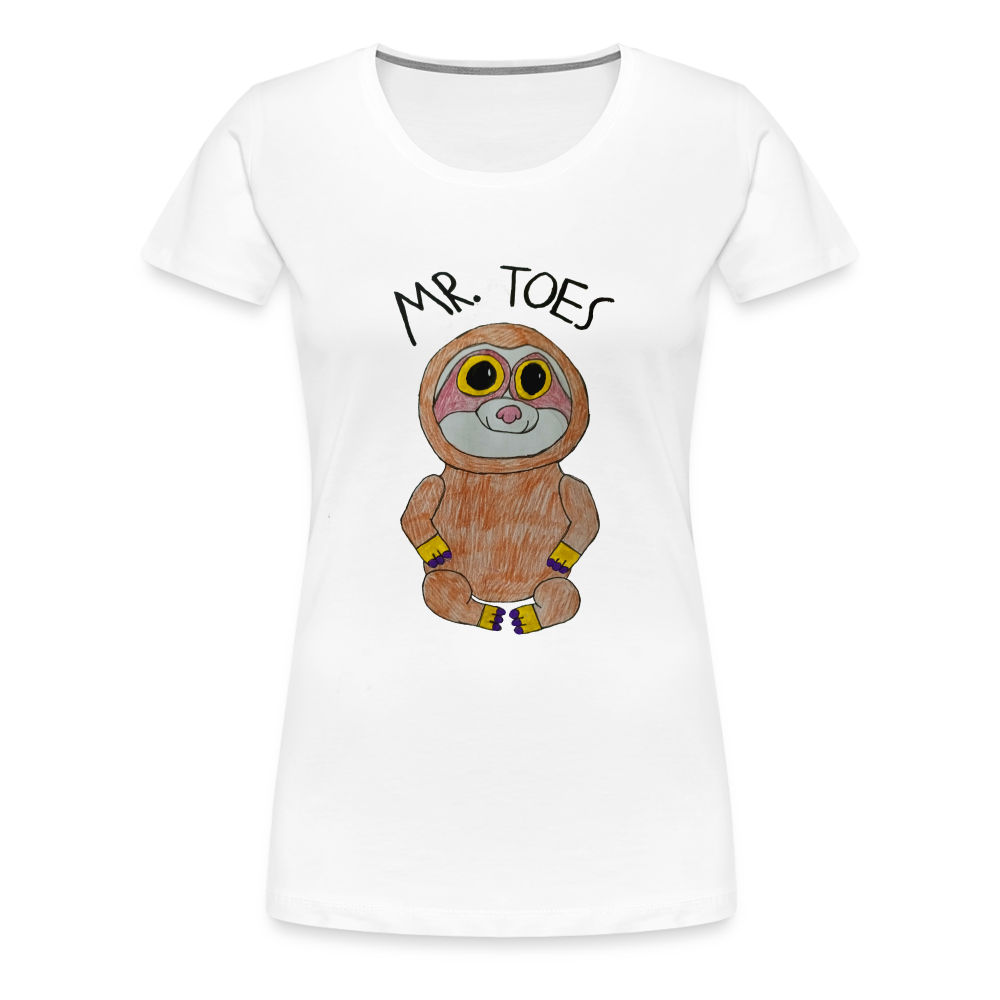 Kiyah's Mr Toes T-Shirt - white