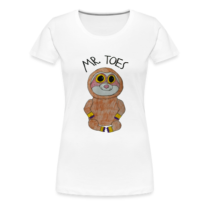 Kiyah's Mr Toes T-Shirt - white