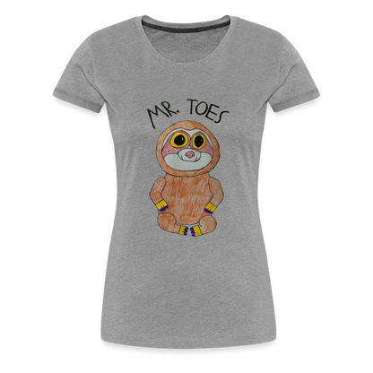 Kiyah's Mr Toes T-Shirt - heather gray