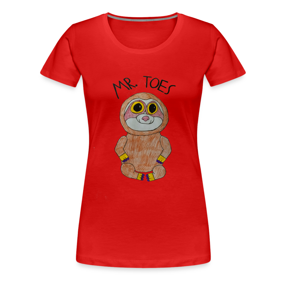 Kiyah's Mr Toes T-Shirt - red