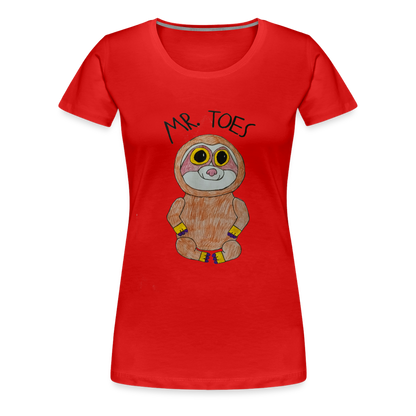 Kiyah's Mr Toes T-Shirt - red