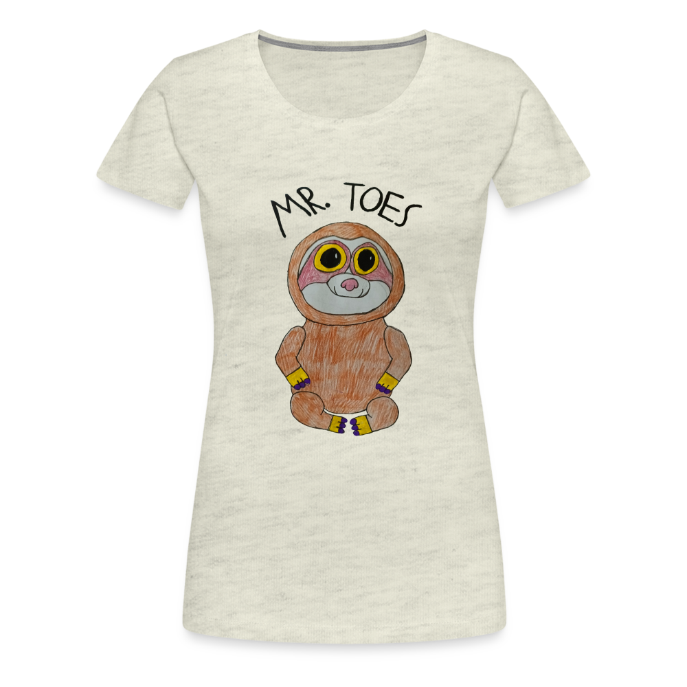 Kiyah's Mr Toes T-Shirt - heather oatmeal