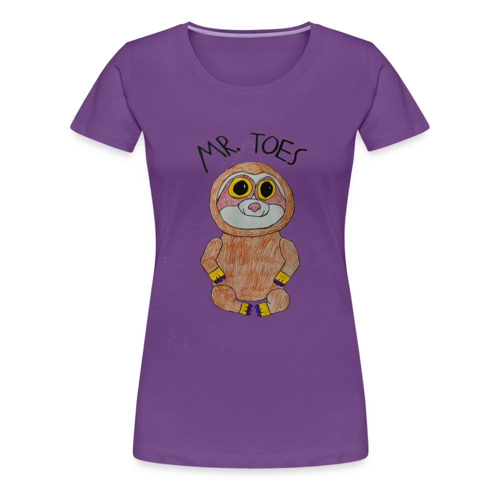 Kiyah's Mr Toes T-Shirt - purple