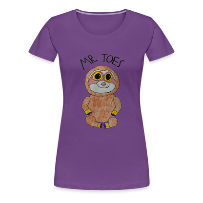 Kiyah's Mr Toes T-Shirt - purple