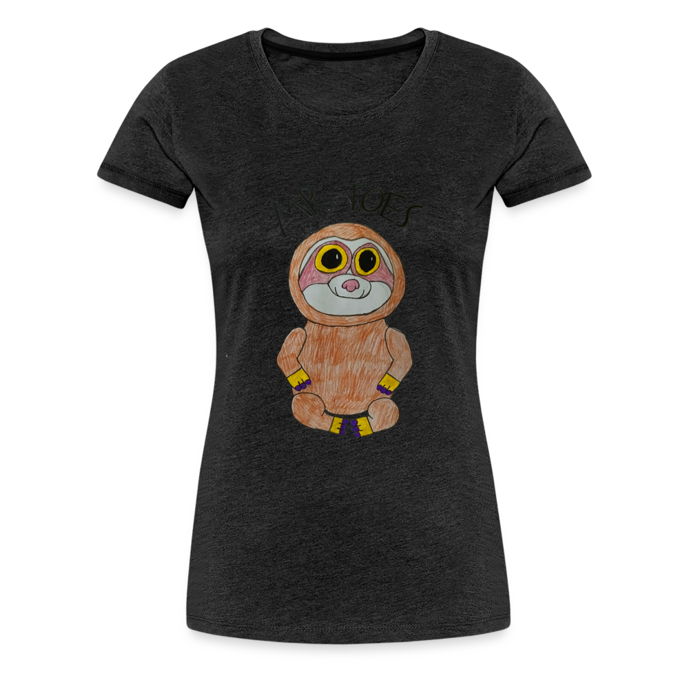 Kiyah's Mr Toes T-Shirt - charcoal grey