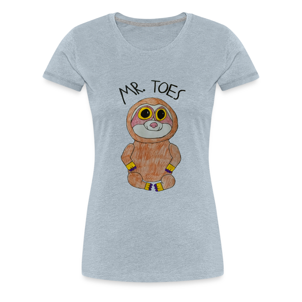 Kiyah's Mr Toes T-Shirt - heather ice blue